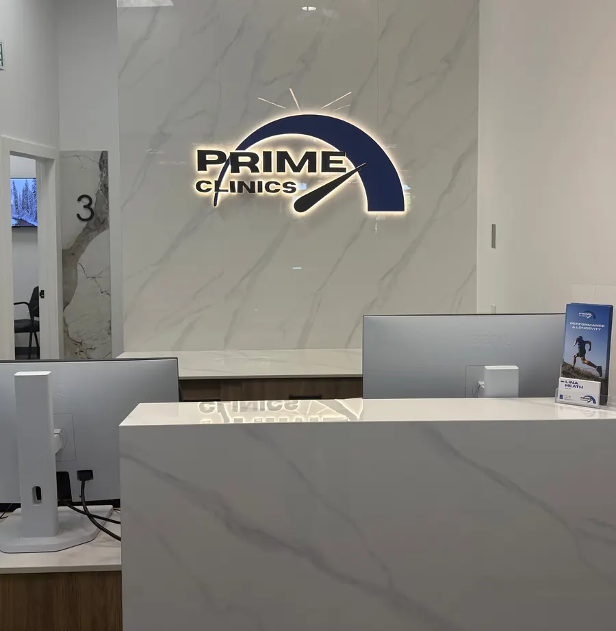 PRIME Clinics reception in South Edmonton Common