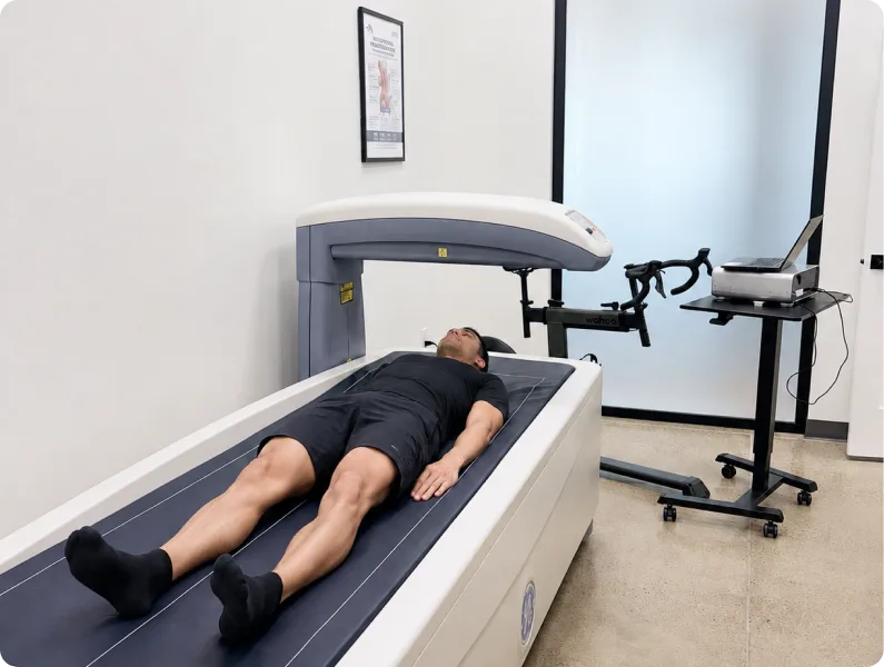 DEXA body composition scan at Prime Clinics
