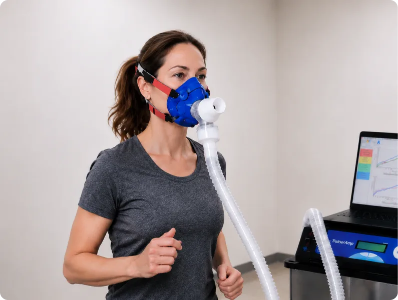 VO2 max fitness test at Prime Clinics